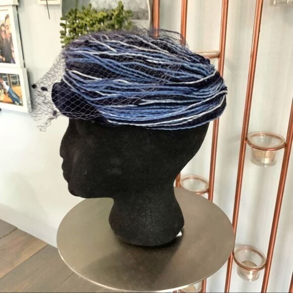 Vintage Maxine Hats Union Made Toque Netted Hat - Picture 4 of 10